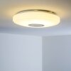 Deckenleuchte Hemlo LED Weiß, 1-flammig, Fernbedienung, Farbwechsler