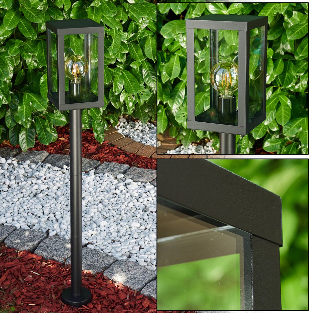 Caudry Außenstehleuchte Schwarz, 1-flammig main product photo