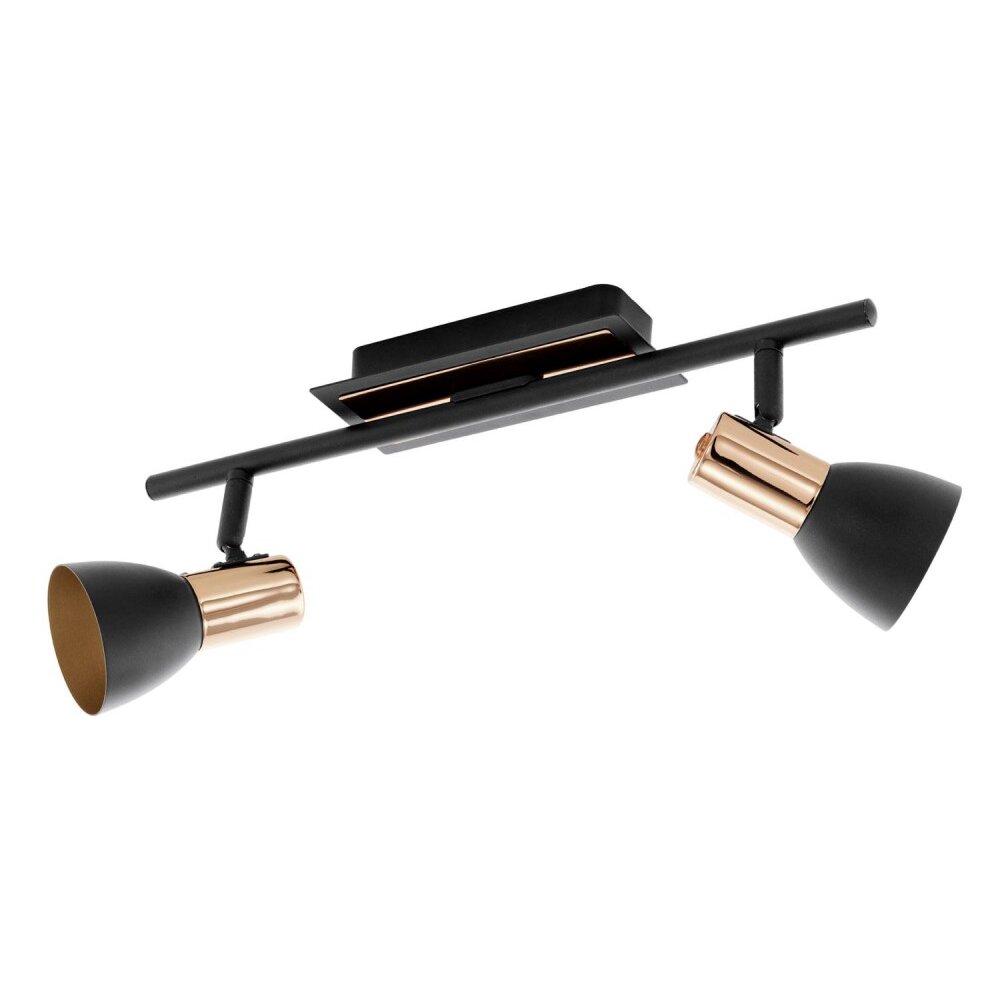 Eglo BARNHAM Deckenspot Kupferfarben, Schwarz, 2-flammig main product photo