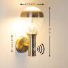 Cordova Außenwandleuchte LED Edelstahl, 1-flammig