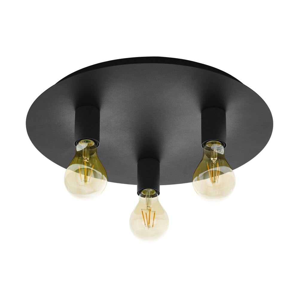 EGLO PASSANO Deckenleuchte Schwarz, 3-flammig main product photo