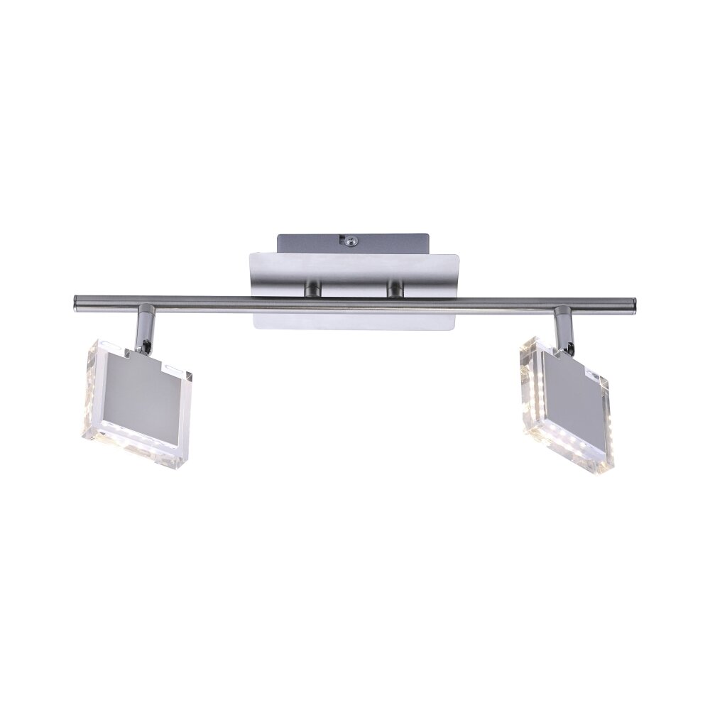 Leuchten Direkt Tony Deckenleuchte LED Chrom, Nickel-Matt, 2-flammig main product photo