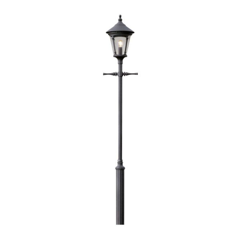 Konstsmide Virgo Leuchtenkopf Schwarz, 1-flammig main product photo