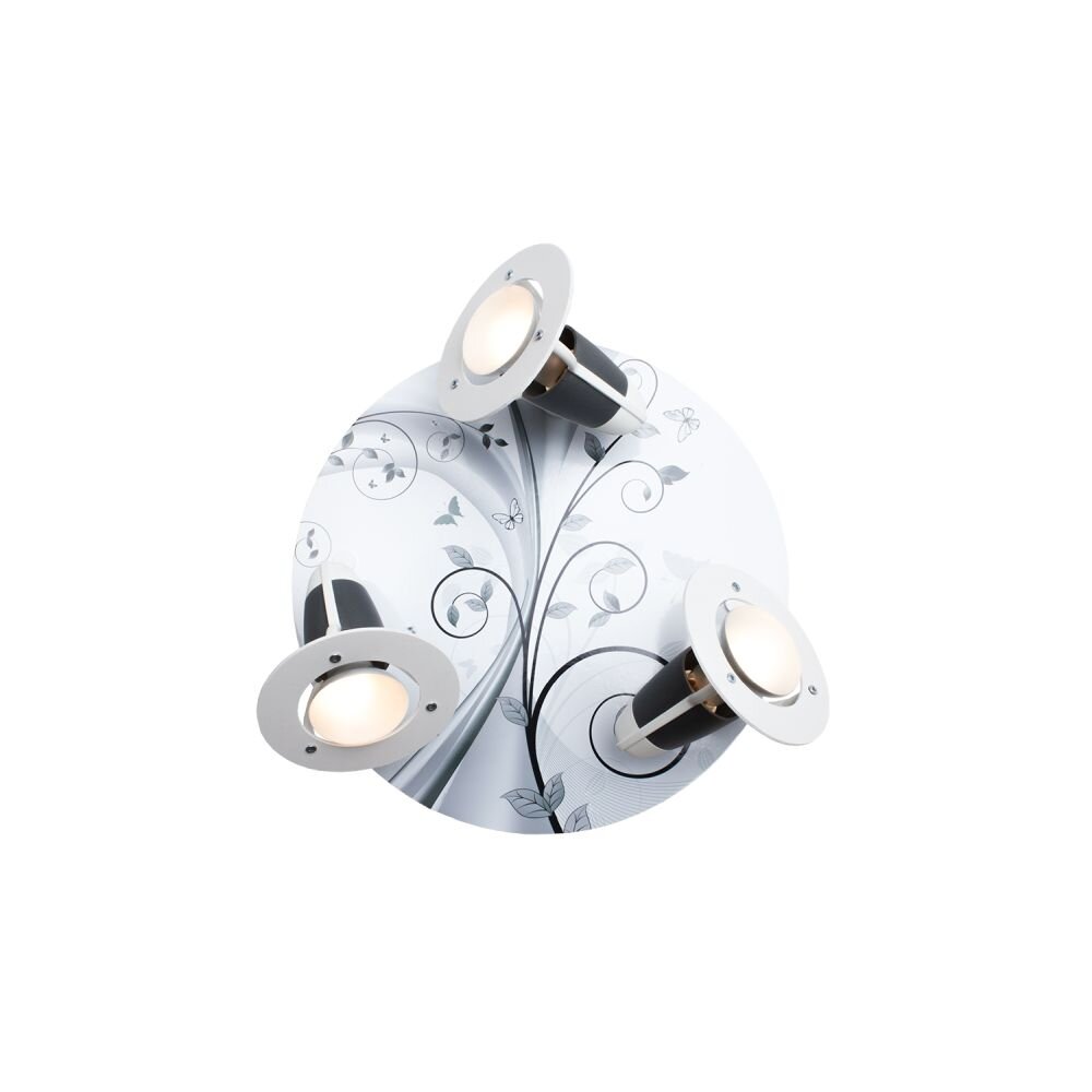 Elobra PHANTASIE Rondell Silber, 3-flammig main product photo