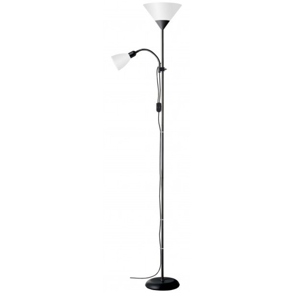 Brilliant Spari Deckenfluter Schwarz, 2-flammig main product photo