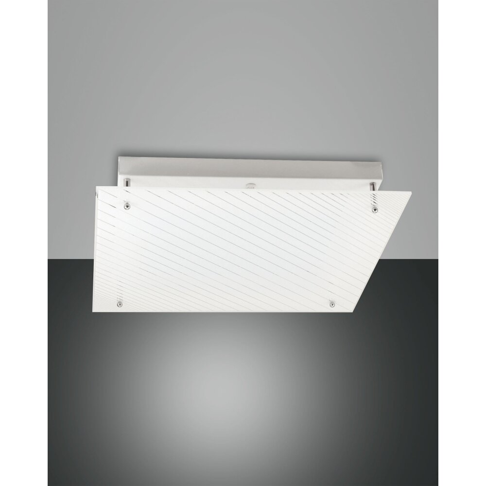 Fabas Luce Plisset Deckenleuchte LED Weiß, 1-flammig main product photo