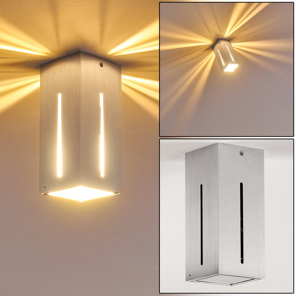Gempen Deckenleuchte Stahl gebürstet, 1-flammig main product photo