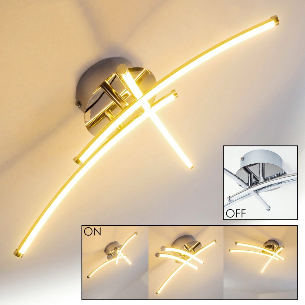 Hotchkiss Deckenleuchte LED Chrom, 1-flammig main product photo