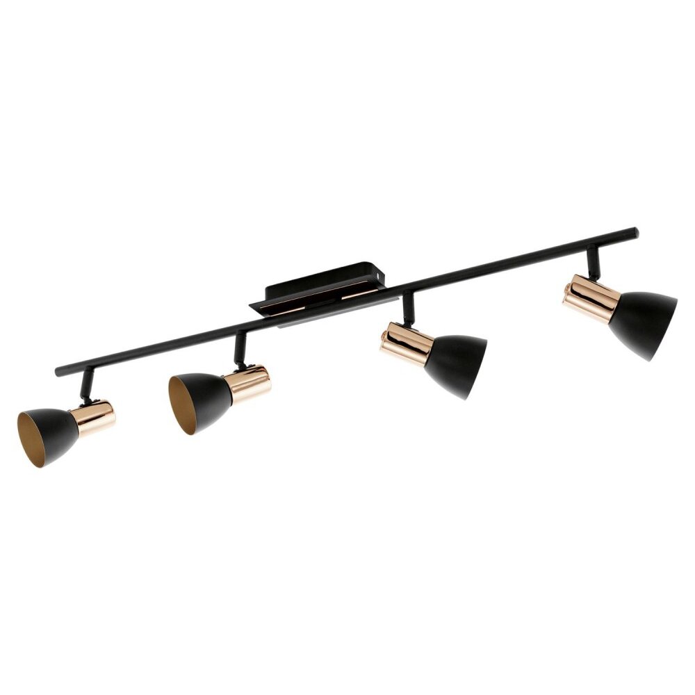 Eglo BARNHAM Deckenspot Kupferfarben, Schwarz, 4-flammig main product photo