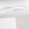 Salmi Deckenpanel LED Weiß, 1-flammig, Fernbedienung