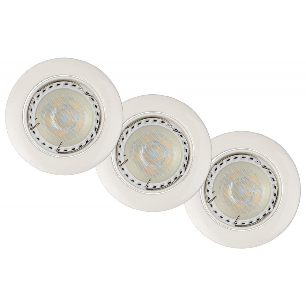 Lucide FOCUS Einbauspot LED Grau, 3-flammig main product photo