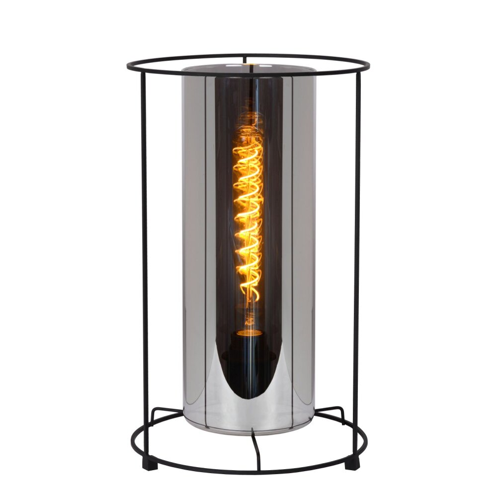 Lucide DOUNIA Tischlampe Schwarz, 1-flammig main product photo