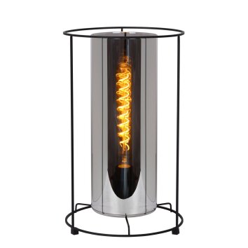 Lucide DOUNIA Tischlampe Schwarz, 1-flammig