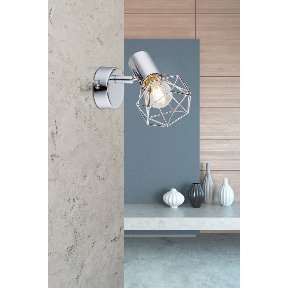 Globo XARA Wandleuchte Chrom, 1-flammig main product photo