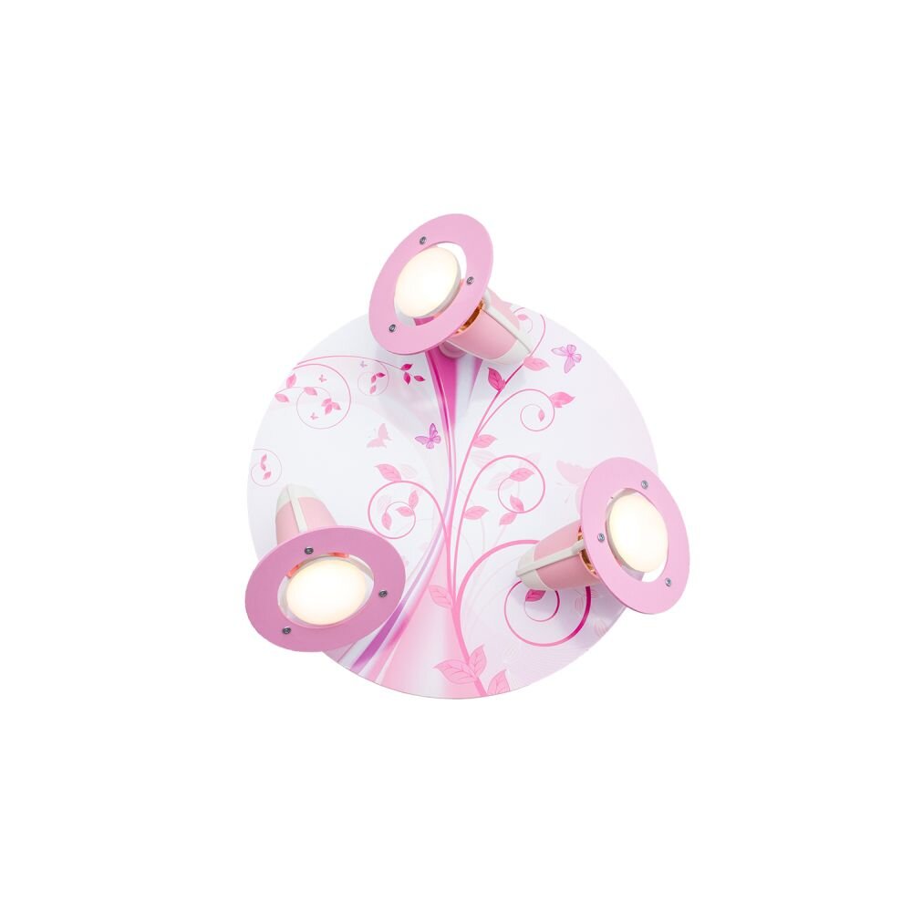 Elobra PHANTASIE Rondell Pink, 3-flammig main product photo