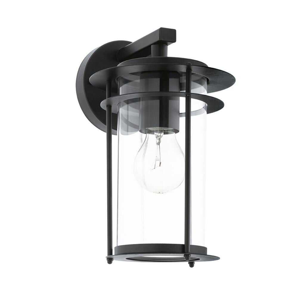 Eglo VALDEO Wandleuchte Schwarz, 1-flammig main product photo