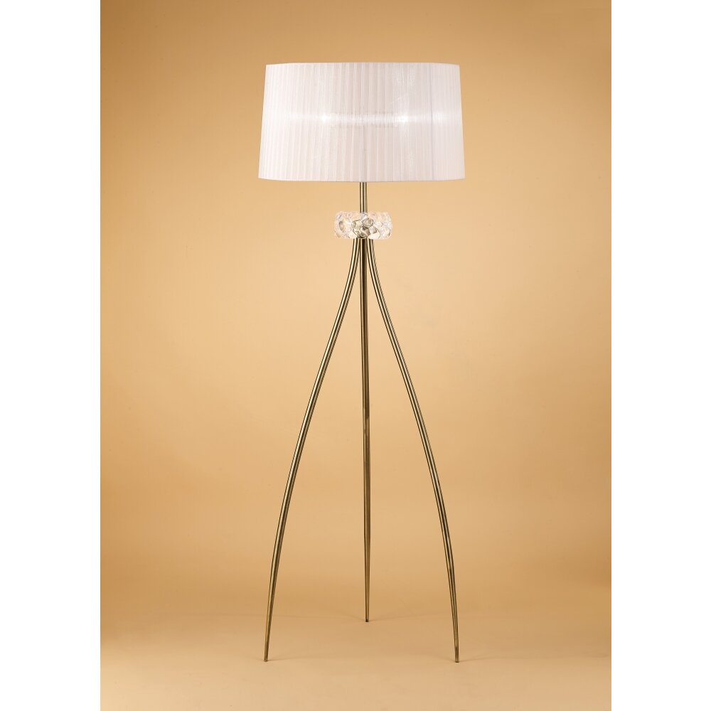 Mantra LOEWE Stehleuchte Braun, 3-flammig main product photo