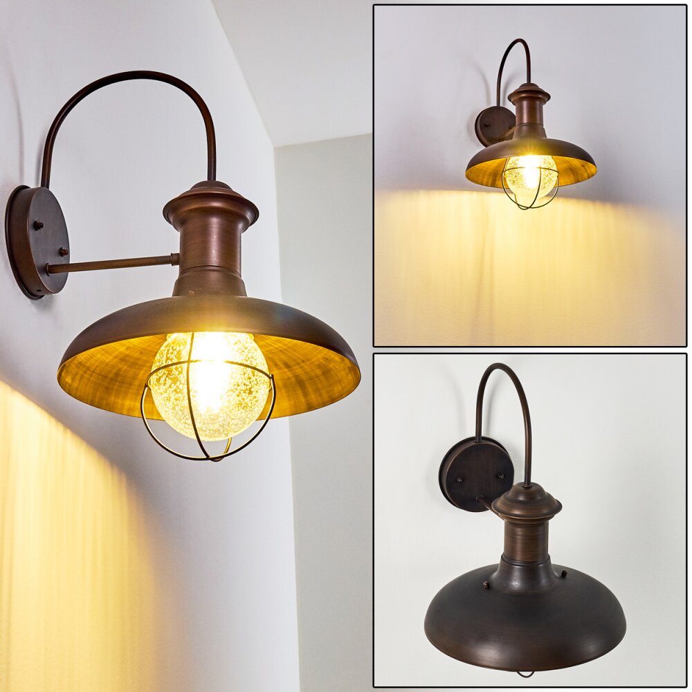 Lappo Wandleuchte Rostfarben, 1-flammig main product photo