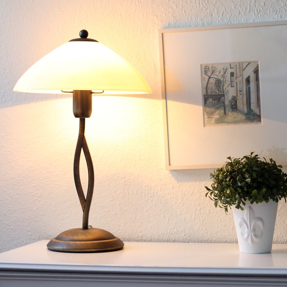 Steinhauer CAPRI Tischleuchte Bronze, 1-flammig main product photo
