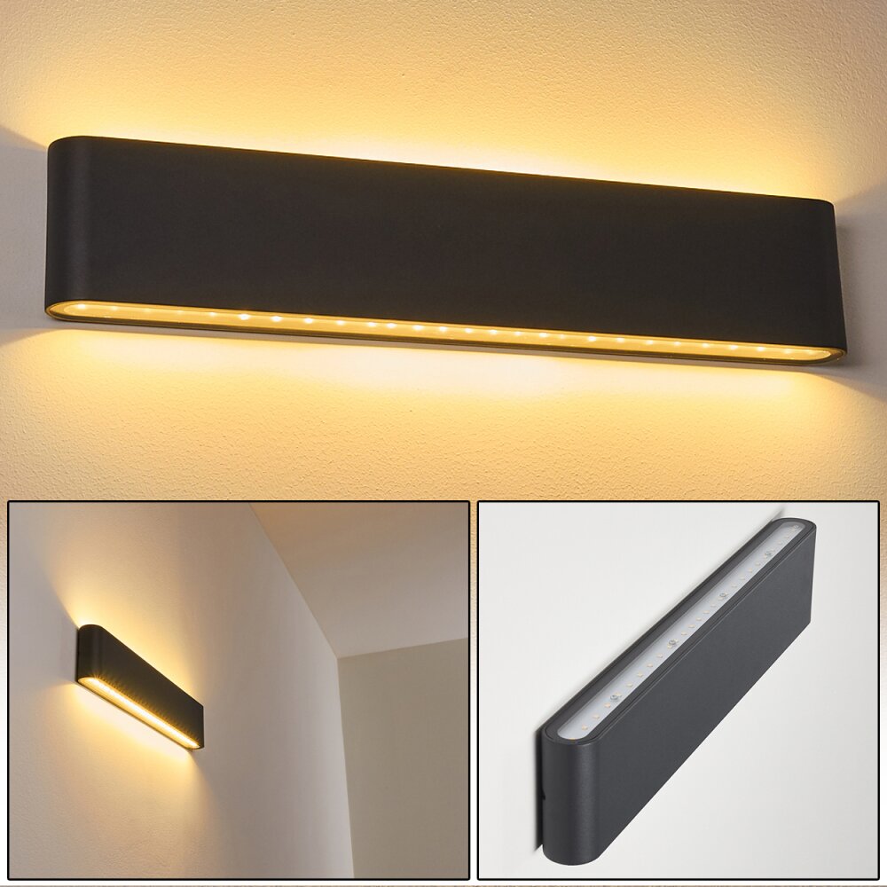 Tinglev Wandleuchte Anthrazit, 2-flammig main product photo