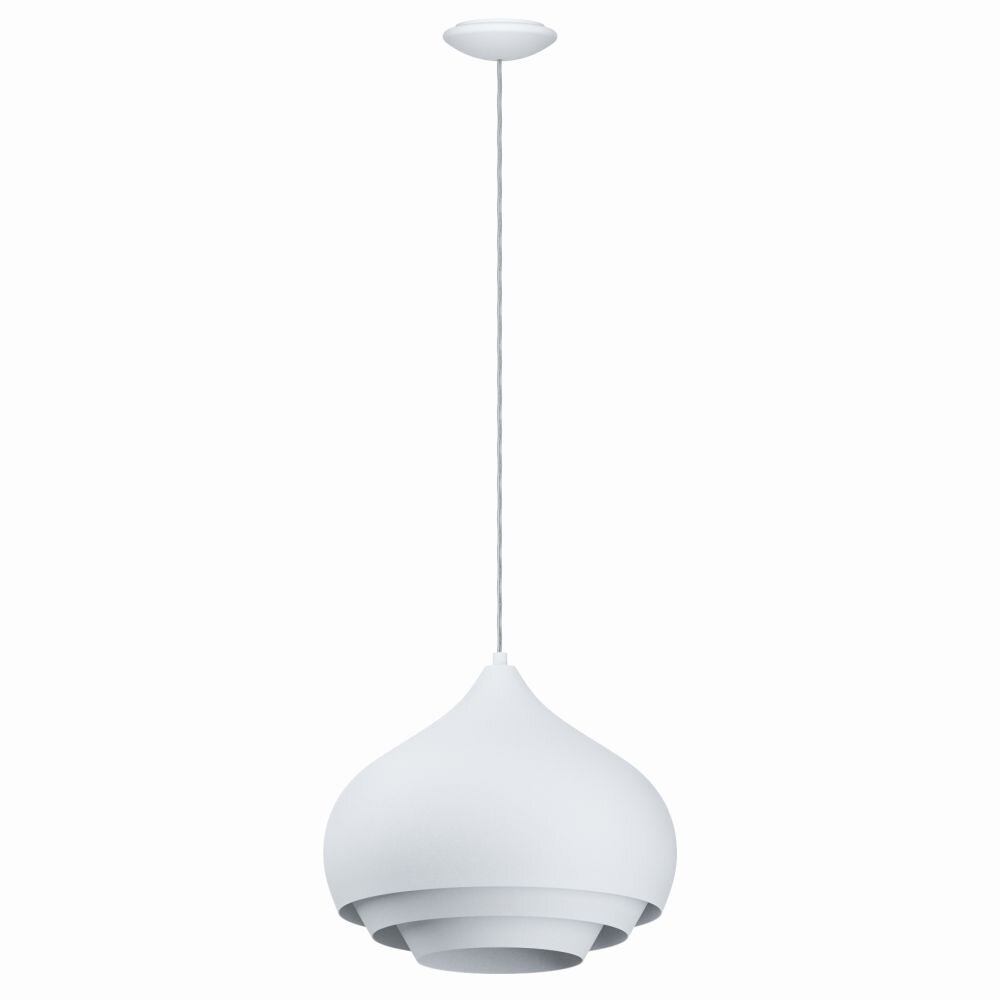 Eglo CAMBORNE Hängeleuchte Weiß, 1-flammig main product photo