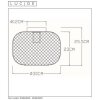 Lucide MESH Deckenleuchte Schwarz, 1-flammig