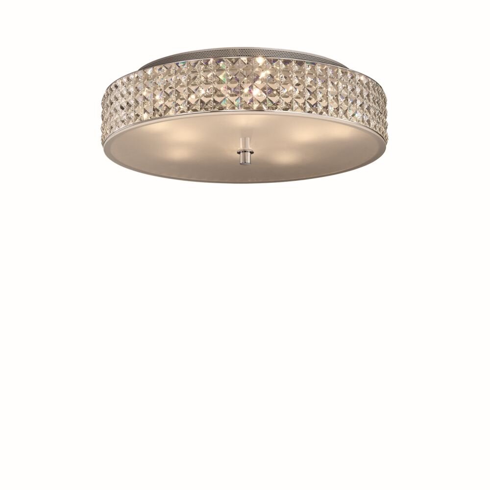 Ideal Lux ROMA Deckenleuchte Chrom, Kristalloptik, 9-flammig main product photo