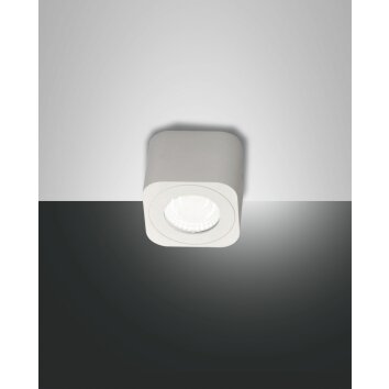 Fabas Luce Palmi Deckenleuchte LED Weiß, 1-flammig