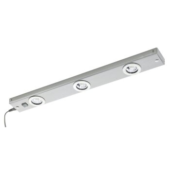 Eglo KOB Kücheneinbauleuchte LED Nickel-Matt, 3-flammig