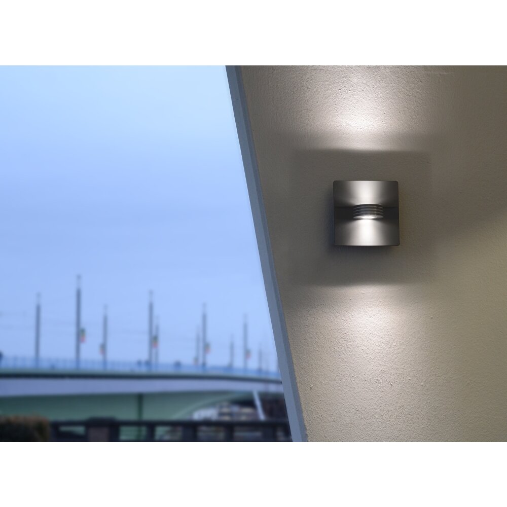 Lutec SPLIT Außenwandleuchte LED Anthrazit, 1-flammig main product photo