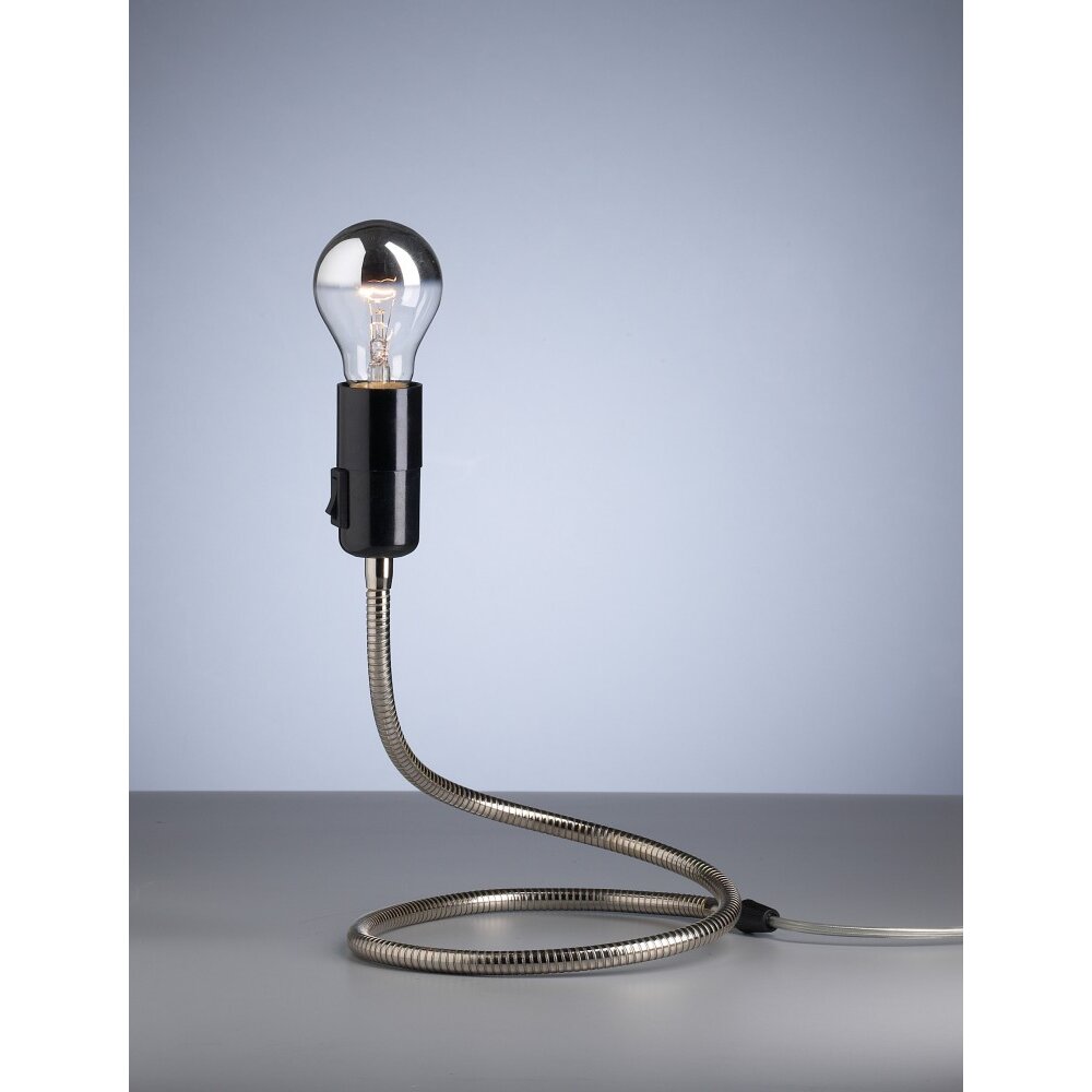 Tecnolumen Lightworm Tischleuchte Nickel-Matt, 1-flammig main product photo