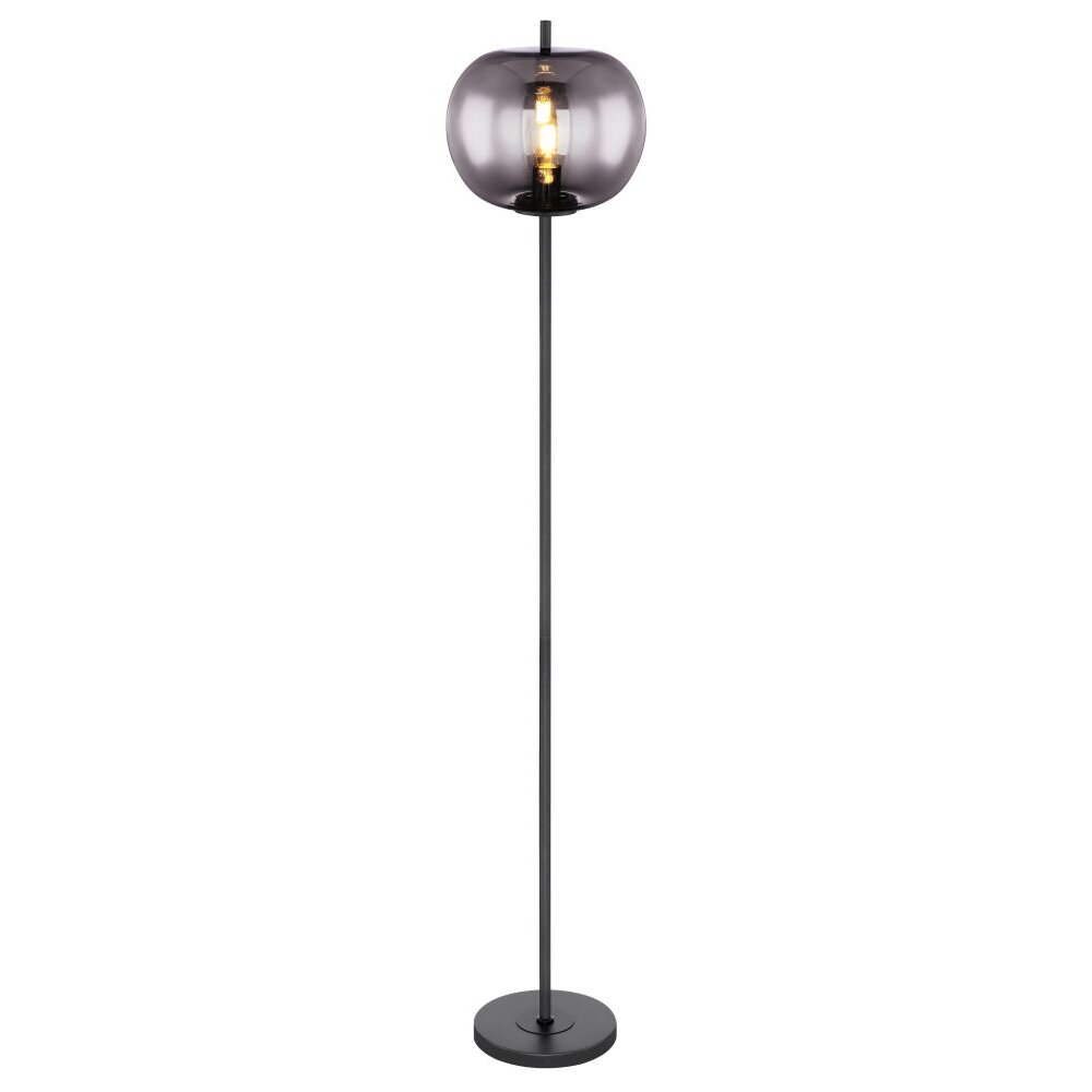 Globo BLACKY Stehleuchte Schwarz, 1-flammig main product photo