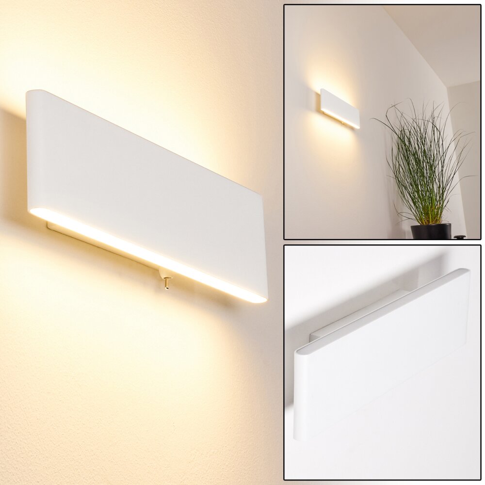 Mosambik Wandleuchte LED Weiß, 1-flammig main product photo