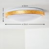 Sora Deckenleuchte LED Weiß, 1-flammig