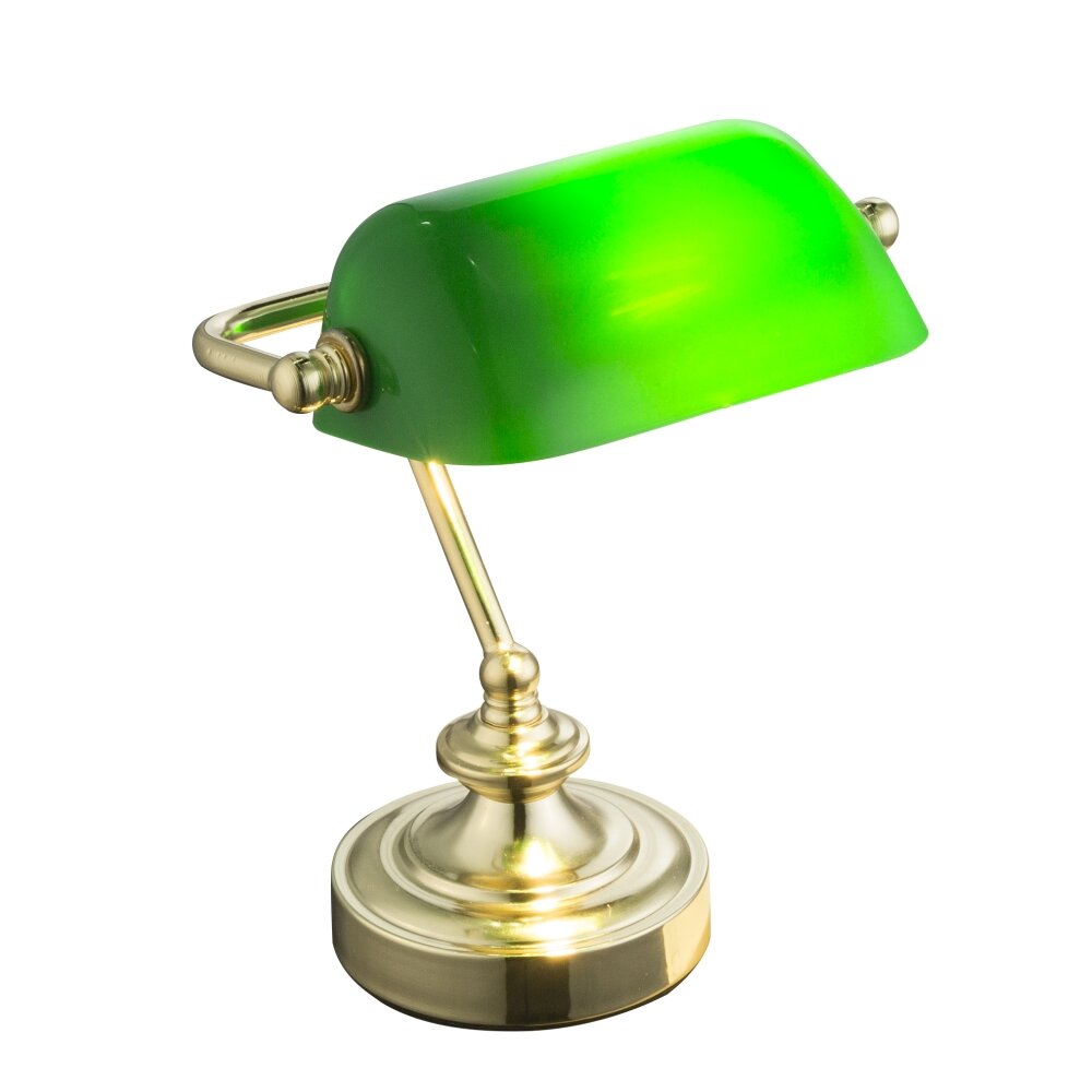 Globo ANTIQUE Bankerlampe Messing, 1-flammig main product photo