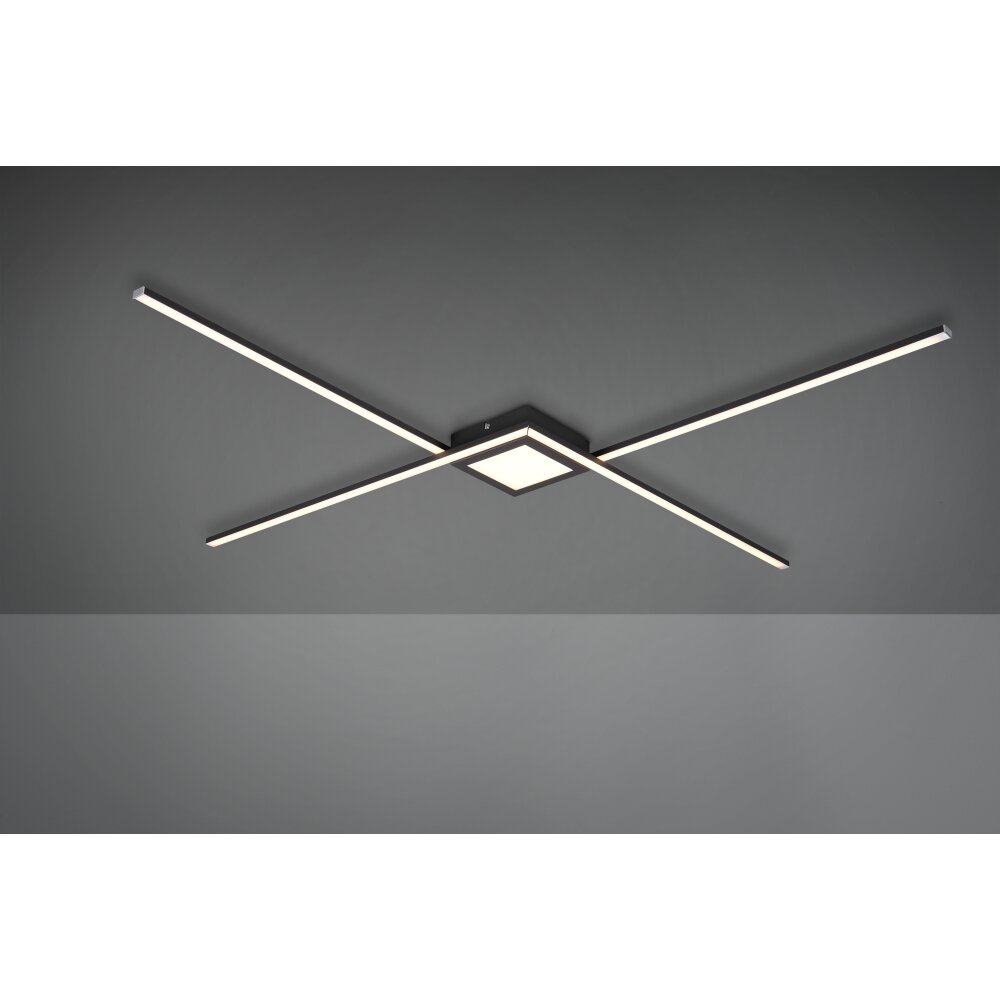 Trio Leuchten Oxford Deckenleuchte LED Anthrazit, 1-flammig main product photo