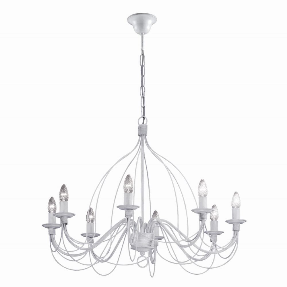 Ideal Lux CORTE Kronleuchter Weiß, 8-flammig main product photo