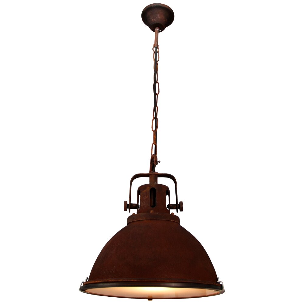 Brilliant Jesper Pendelleuchte Rostfarben, 1-flammig main product photo
