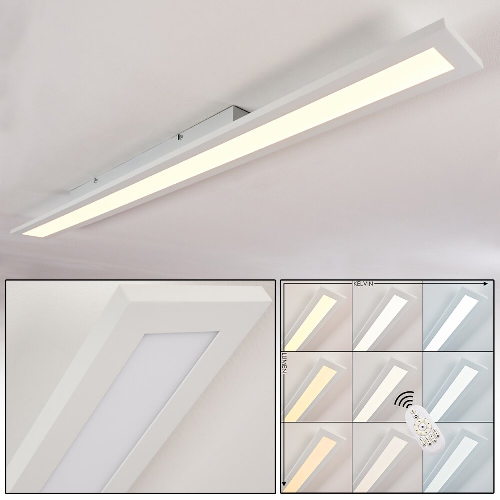 Ailik Deckenpanel LED Weiß, 1-flammig, Fernbedienung main product photo