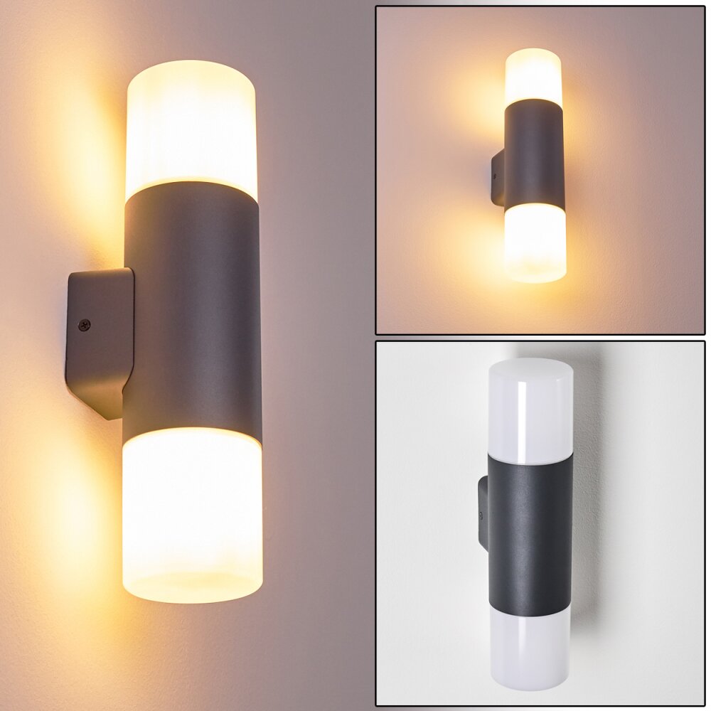 Schafhaus Außenwandleuchte Anthrazit, 2-flammig main product photo