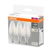 Osram LED 3er Pack E14 4,5 Watt 2700 Kelvin 470 Lumen