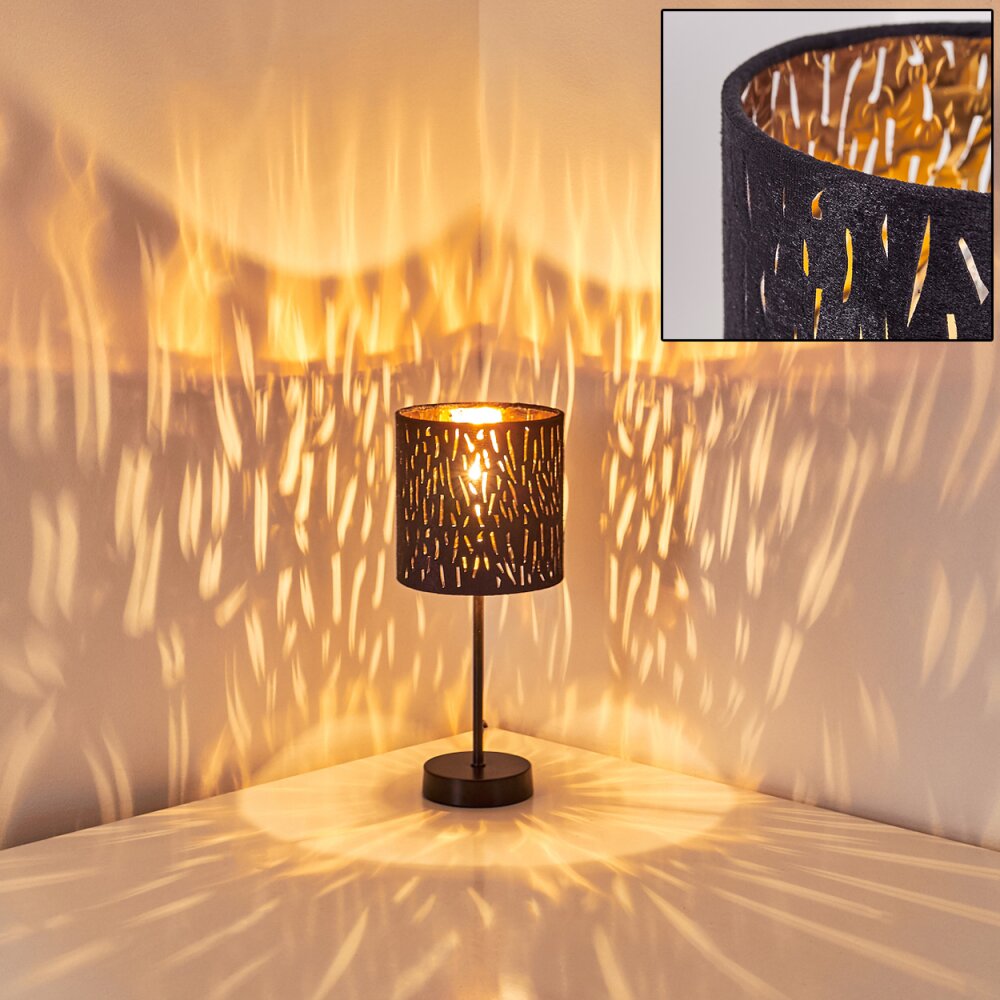 Liared Tischleuchte Schwarz, 1-flammig main product photo