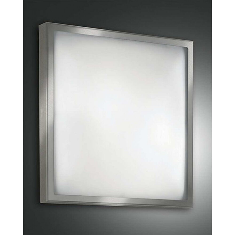 Fabas Luce OSAKA Wandleuchte Nickel-Matt, 3-flammig main product photo