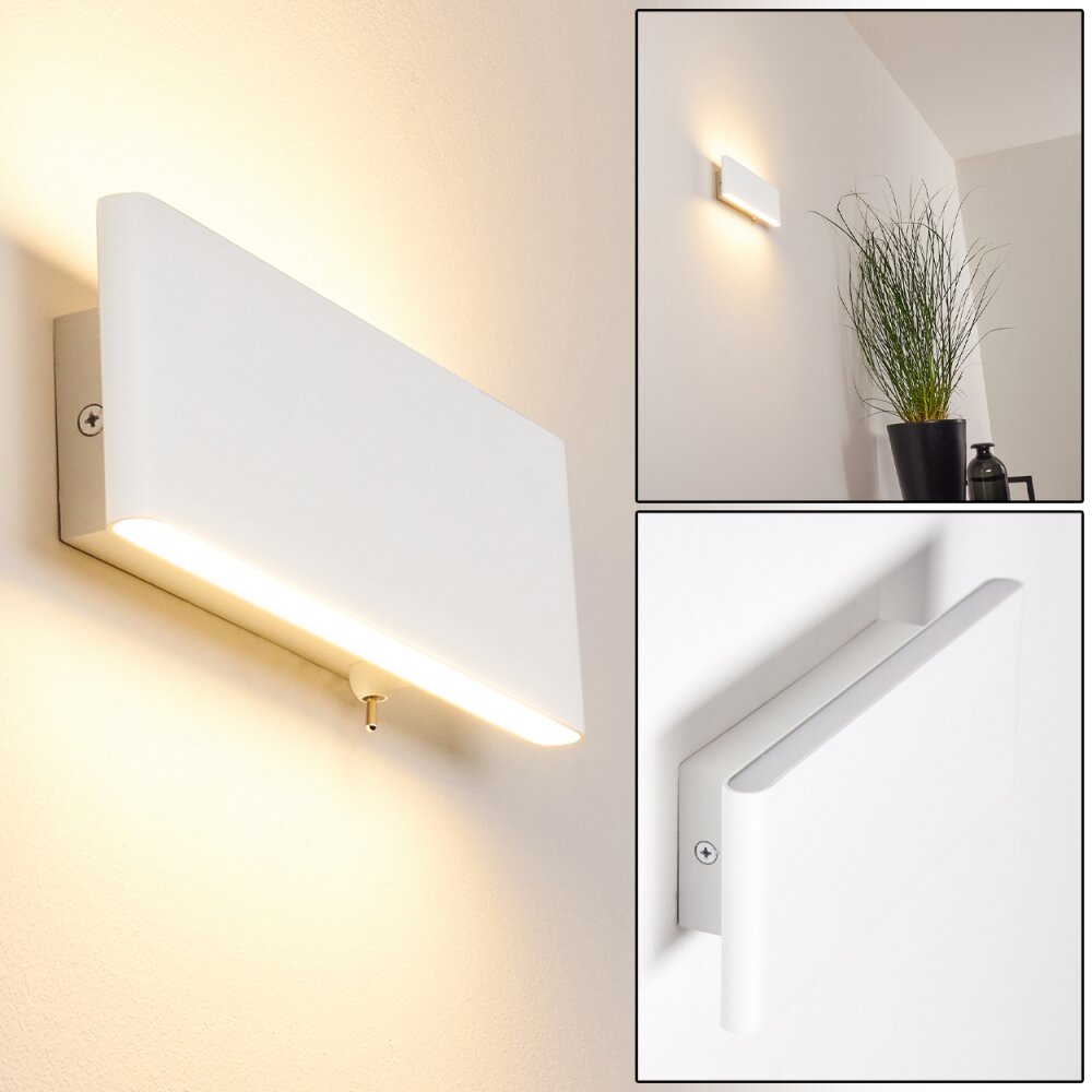 Mosambik Wandleuchte LED Weiß, 1-flammig main product photo