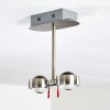 Florenz Deckenleuchte LED Nickel-Matt, 2-flammig