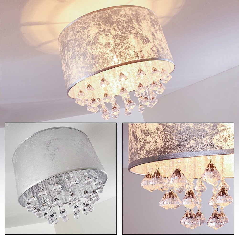 Pirinoa Deckenleuchte Silber, 1-flammig main product photo