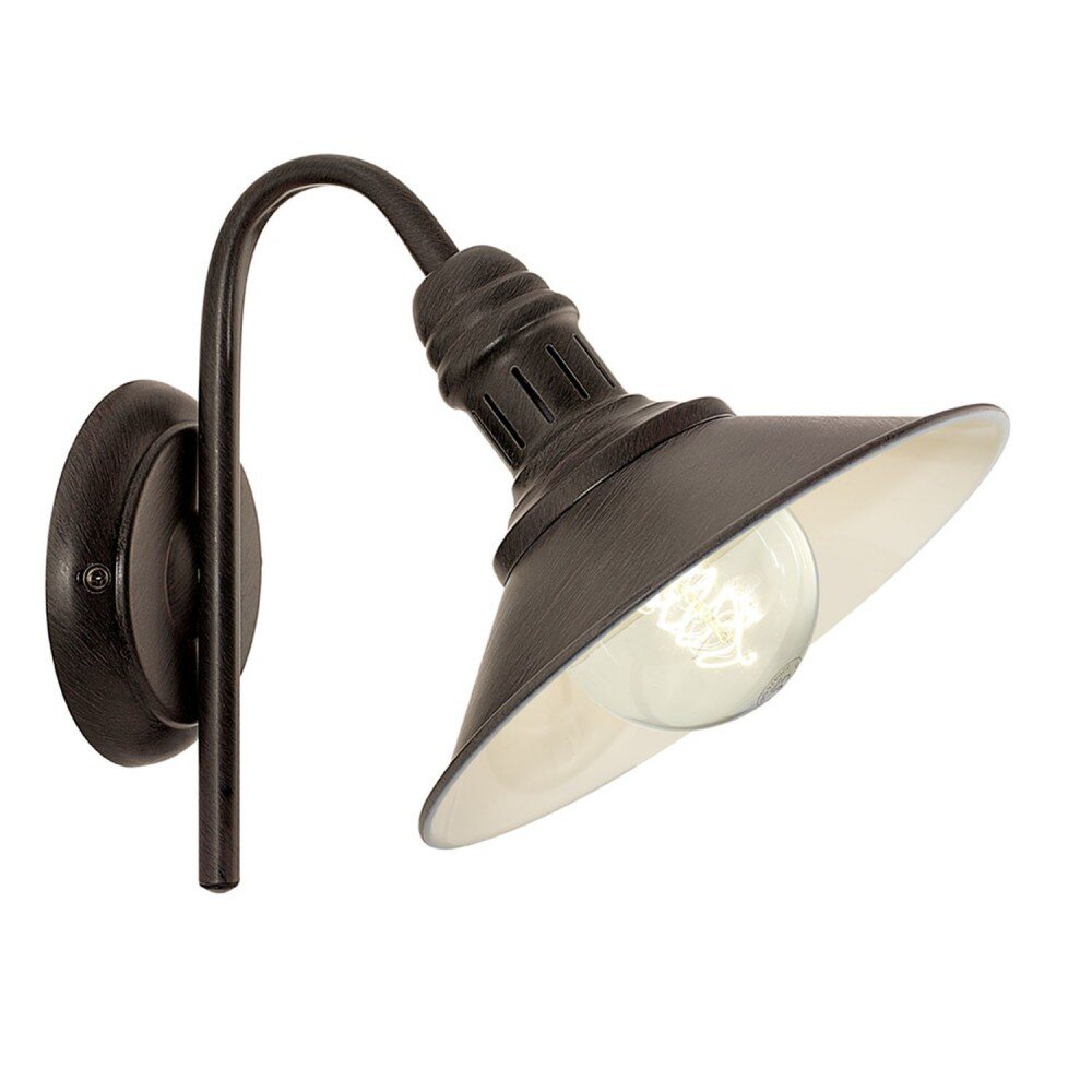 Eglo STOCKBURY Wandleuchte Beige, Dunkelbraun, 1-flammig main product photo