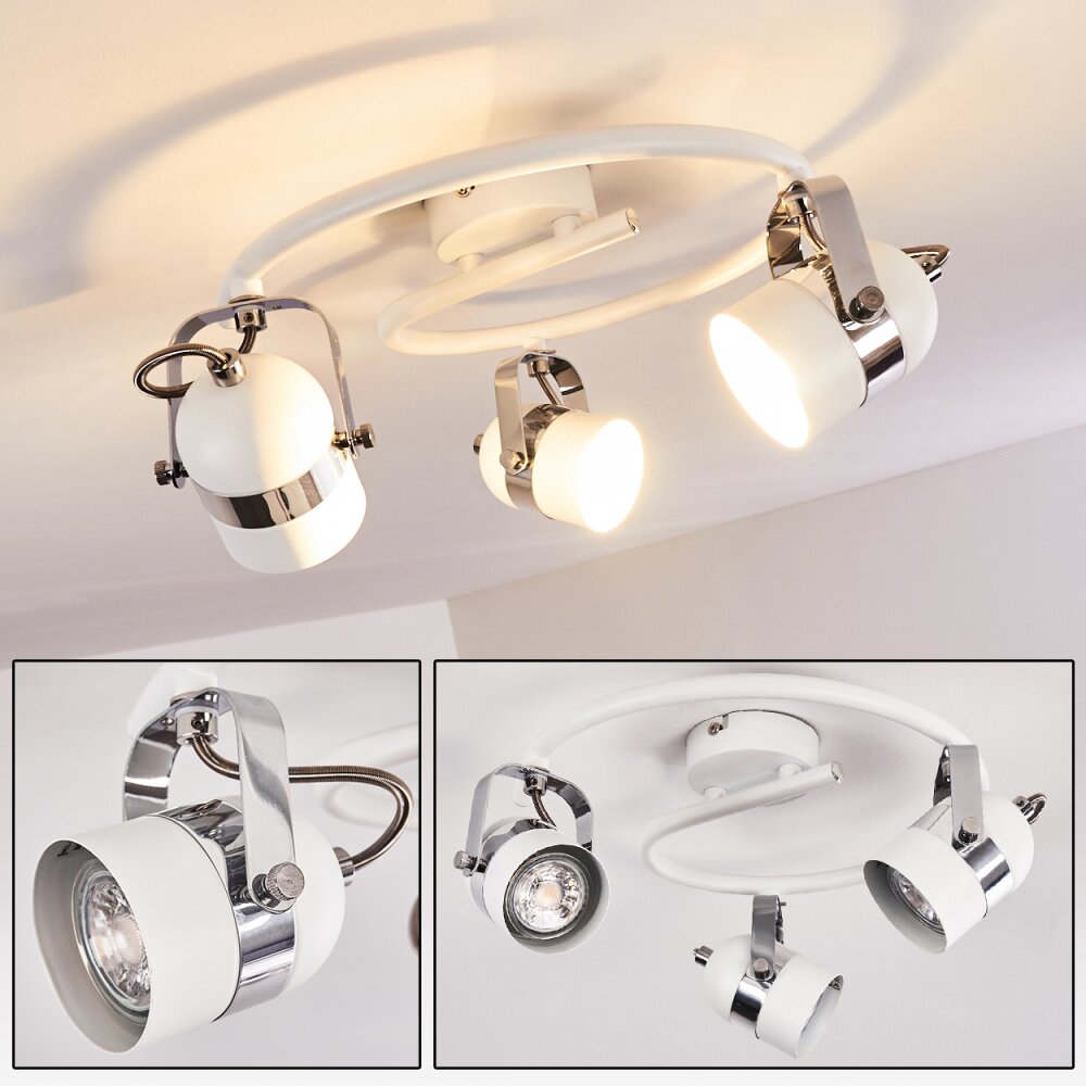 Callac Deckenleuchte Weiß, 3-flammig main product photo