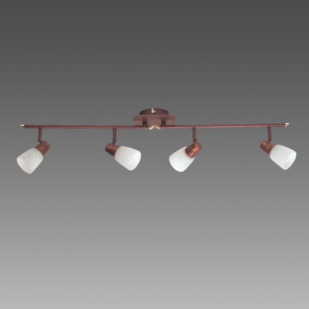 Brilliant Milos Spotrohr Kupferfarben, 4-flammig main product photo