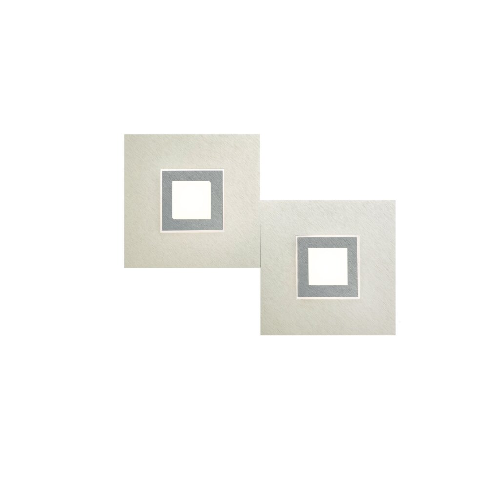 Grossmann KARREE Wandleuchte LED Titan, 2-flammig main product photo
